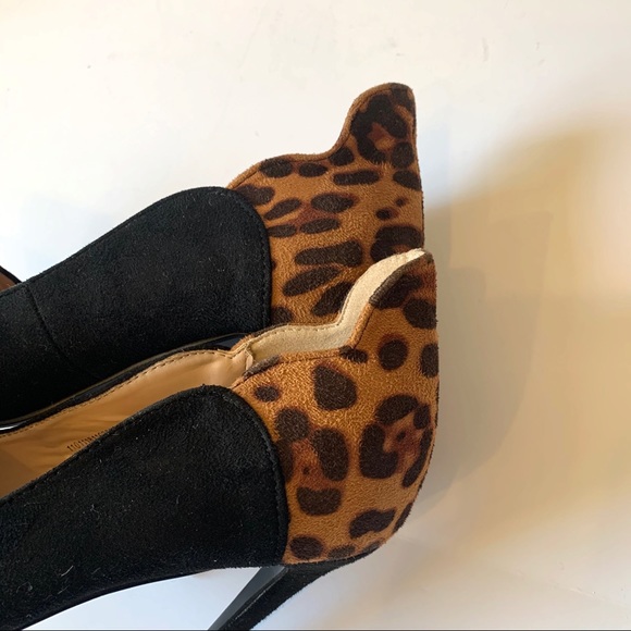 Lost Ink Tammy leopard print pumps - Picture 8 of 8